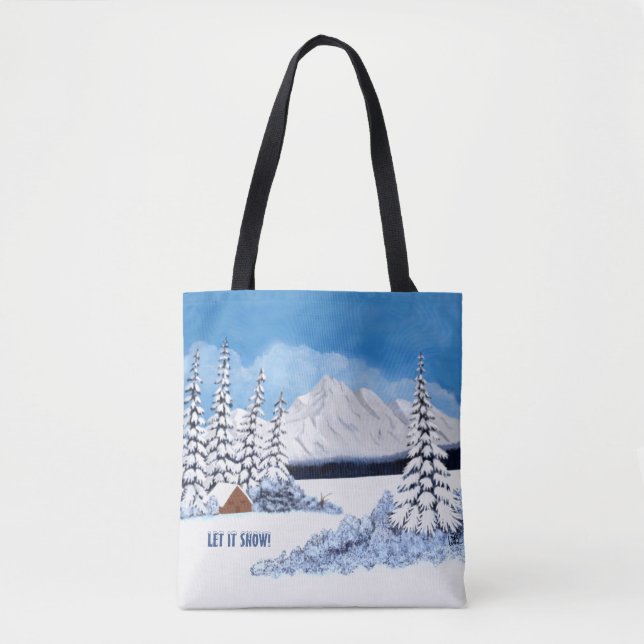Bolsa Tote Cena Invernal Nevada (Frente)