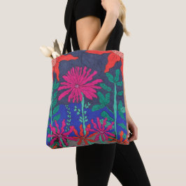 Bolsa Tote Cena Noturna do Jardim Flor