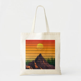 BOLSA TOTE CENÁRIOS DE MONTANHA DE VINTAGENS NATURAIS