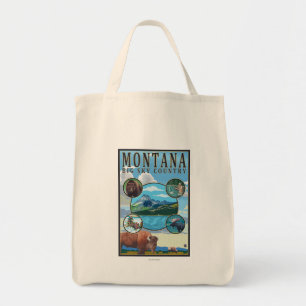 Bolsa Tote Cenas do Estado de Montana