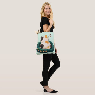 Bolsa Tote "CEO da Soneca" Gato Dormindo no Sofá
