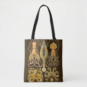 Bolsa Tote Cephalopota Octopus Natureza Marinha Lula
