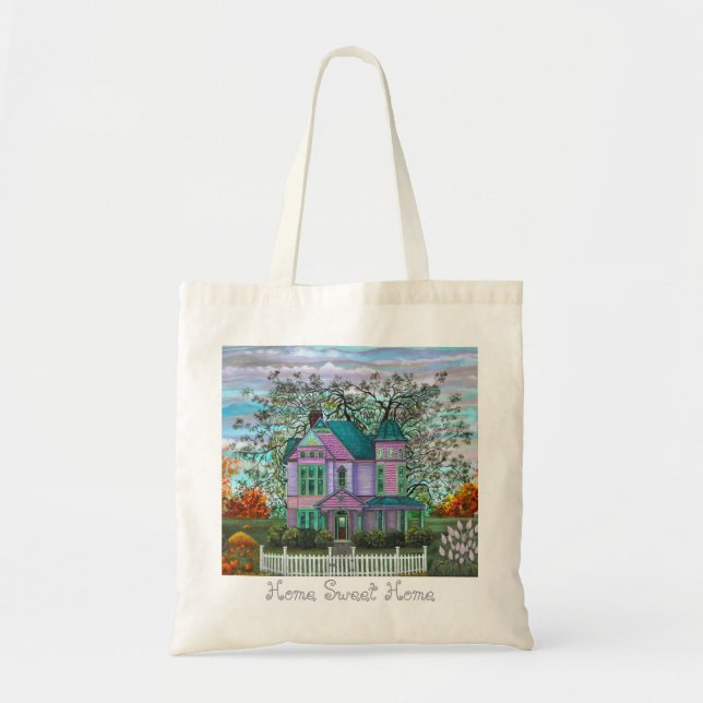 Bolsa Tote Cerca de Picet da Casa Vitoriana Roxana (Frente)