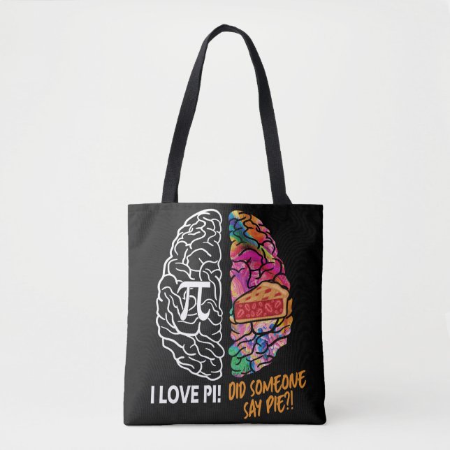 Bolsa Tote Cérebro esquerdo - Cérebro direito (Frente)