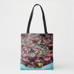 Bolsa Tote Cerejas de Bing Picadas