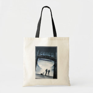 Bolsa Tote Ceres do Planeta Anão-Poster de viagens do Espaço