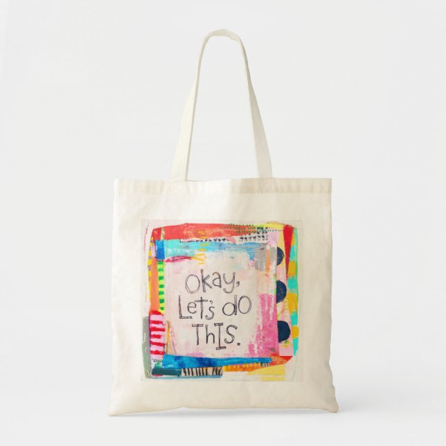 Bolsa Tote Certo, Vamos Faz Esta Saco De Tote (Frente)