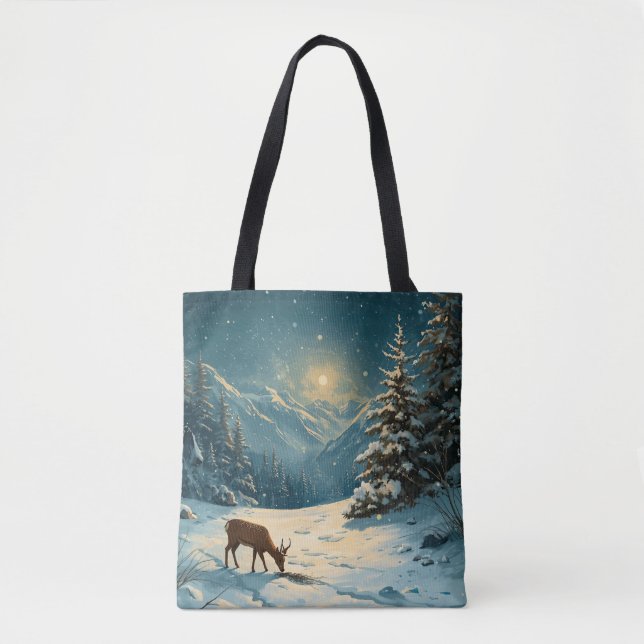 Bolsa Tote Cervo Solitário (Frente)