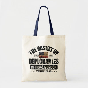 Bolsa Tote Cesta oficial do membro de Deplorables