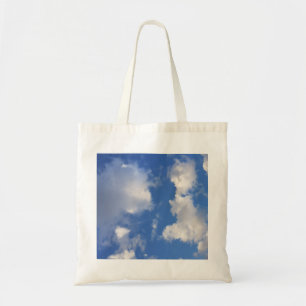 Bolsa Tote Céu Azul Chic e Nuvens Cutas