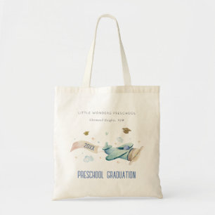 Bolsa Tote Céu das Estrelas de Avião das Crianças Cutas Forma