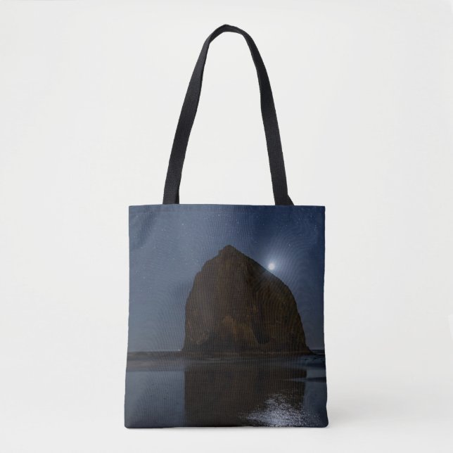Bolsa Tote Céu Sobre Haystack Rock | Cannon Beach, Oregon (Frente)