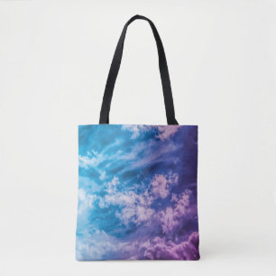 Bolsa Tote Céu surreal, abstrato de arte sonhadora.