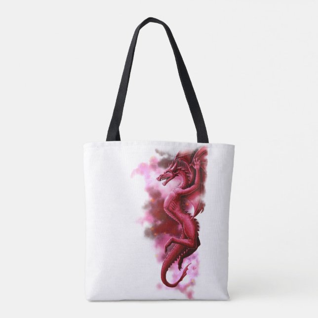 Bolsa Tote Céu Vermelho pela Manhã (Verso)