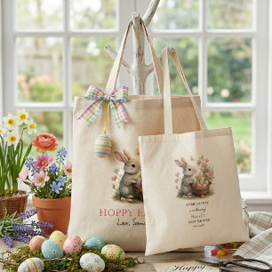 Bolsa Tote Chá de fraldas de Flor Selvagem de Páscoa Algumas