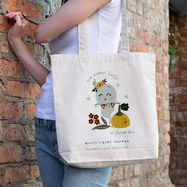 Bolsa Tote Chá de fraldas de Pequeno Boo  do Fantasma Azul