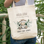 Bolsa Tote Chá de fraldas Neutro de Folhagem de Vaca Sagrada<br><div class="desc">Se você precisar de outro produto ou personalização correspondente,  por gentileza,  envie uma mensagem via Zazzle.</div>