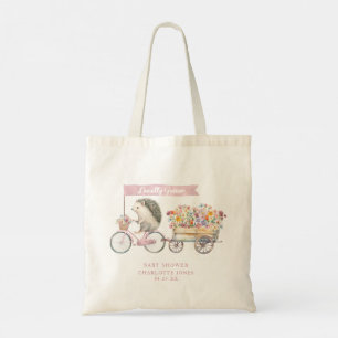 Bolsa Tote Chá de fraldas Rosa Hedgehog Favorece Tote Bag