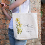 Bolsa Tote Chá de panela de Aquarela Floral Amarelo Daffodil<br><div class="desc">Se precisar de mais alguma personalização,  por favor,  sinta-se à vontade para me enviar uma mensagem em yellowfebstudio@gmail.com.</div>