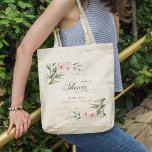 Bolsa Tote Chá de panela Floral Rustic Blush Greenery<br><div class="desc">Se precisar de mais alguma personalização,  por favor,  sinta-se à vontade para me enviar uma mensagem em yellowfebstudio@gmail.com.</div>