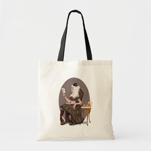 Bolsa Tote Chá de Steampunk (Frente)