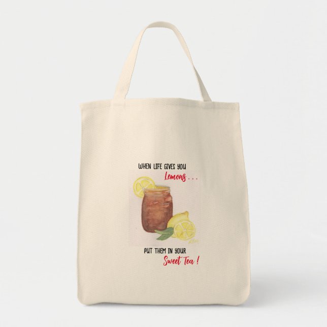 Bolsa Tote Chá Doce (Frente)