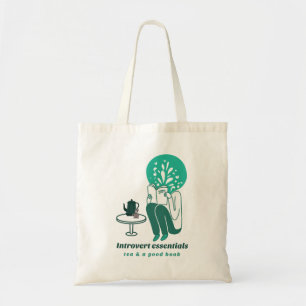 Bolsa Tote Chá e livro