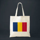 Bolsa Tote Chad Flag<br><div class="desc">Bandeira Patriótica do Chade.</div>