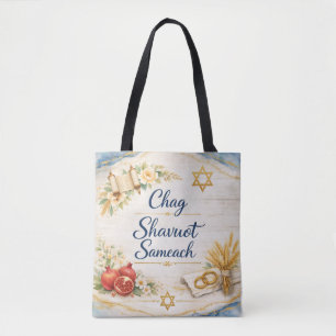 Bolsa Tote Chag Shavuot Sameach, Feliz Shavuot