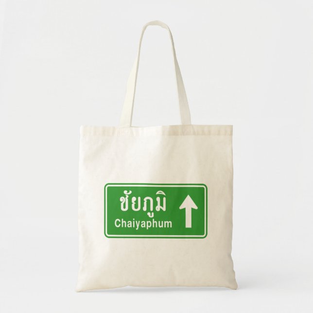 Bolsa Tote Chaiyaphum À Frente ⚠ Sinal De Tráfego Rodoviário  (Frente)