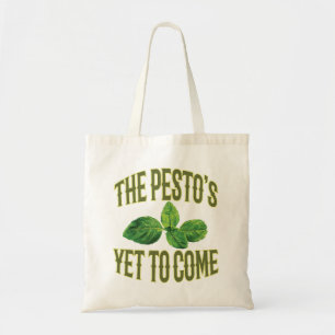 Bolsa Tote Chalaça engraçada da comida - o Pesto a vir ainda