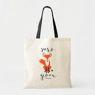Bolsa Tote Chalaça engraçada dada Fox zero personalizada