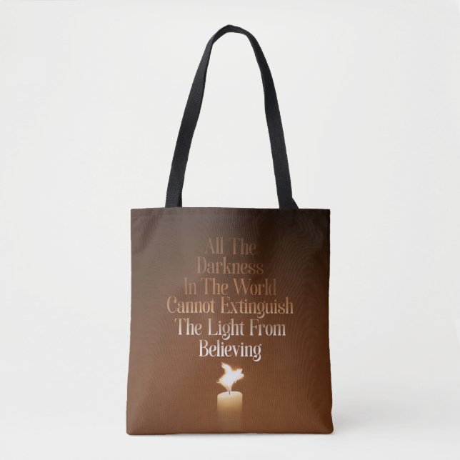 Bolsa Tote Chama de Vela Porco Voador (Frente)