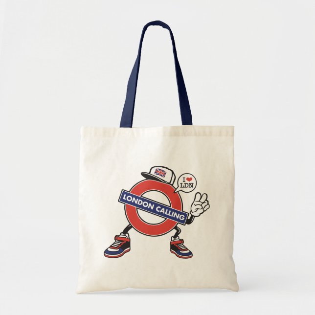 Bolsa Tote Chamada de Londres (Frente)
