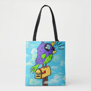 Bolsa Tote chamada de pássaro