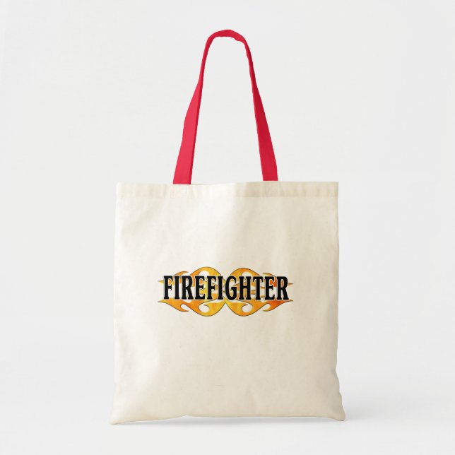 Bolsa Tote Chamas do sapador-bombeiro (Frente)