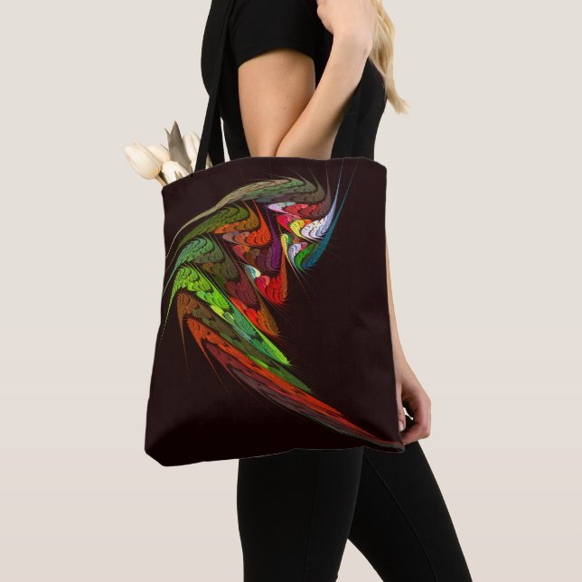 Bolsa Tote Chameleon Abstrato Art (Close Up)