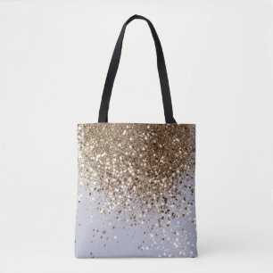 Bolsa Tote Champanhe com champanhe Dourado Glam #1