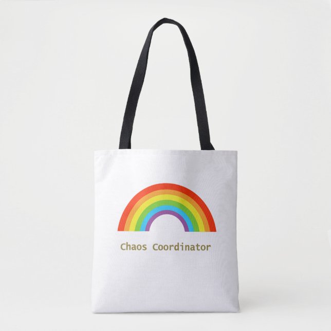Bolsa Tote Chaos Coordinator Rainbow (Frente)