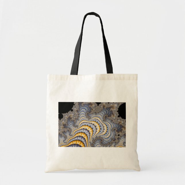 Bolsa Tote Chapas Fractais - Fractais (Frente)