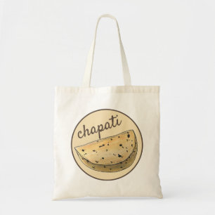 Bolsa Tote Chapati Roti Comida indiana Pão Pão Pão Pão Pão