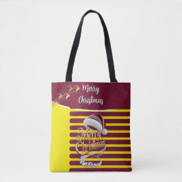 Bolsa Tote Chapéu de Natal fofo