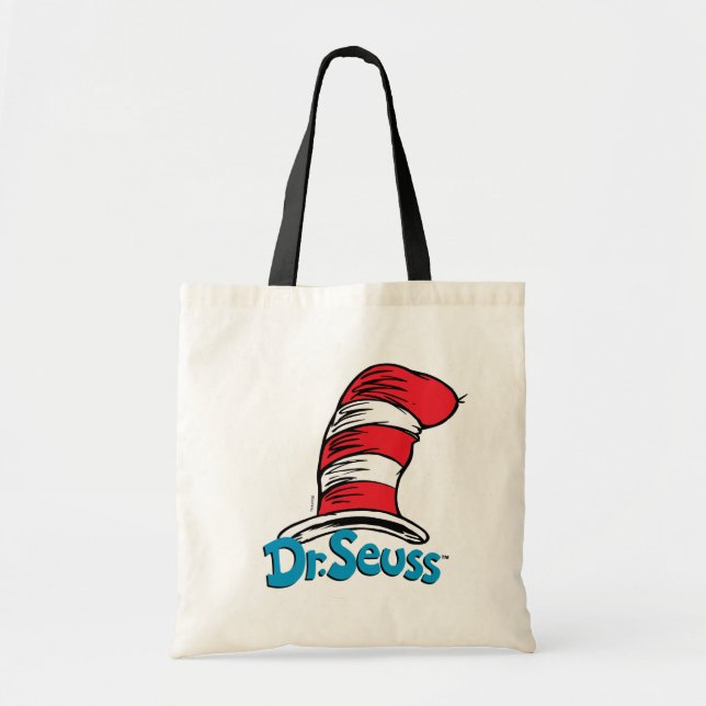 Bolsa Tote Chapéu do Dr. Seuss Logo (Frente)