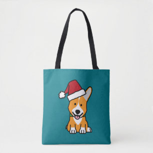 Bolsa Tote Chapéu do papai noel do Natal de Galês do Pembroke