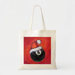 Bolsa Tote Chapéu Vermelho de Natal Bola 8