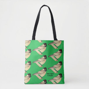 Bolsa Tote Chapim-de-cabeça-preta