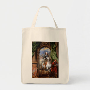 Bolsa Tote Charles I em Horseback por Van Dyck