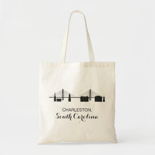 Bolsa Tote Charleston Carolina do Sul Skyline Tote Bag