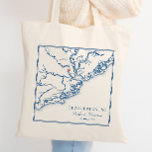 Bolsa Tote Charleston South Carolina Marinho Blue Wedding<br><div class="desc">Aprecie seus convidados com este elegante marinho azul de Lowcountry Carolina do Sul, o favorito do casamento, perfeito para sua celebração Charleston. Ideal para locais históricos e românticos como a Casa William Aiken, a Plantação Hall Boone, a Plantação Magnolia e Jardins, a Sala Cedar, a Plantação de Lowndes Grove, a...</div>