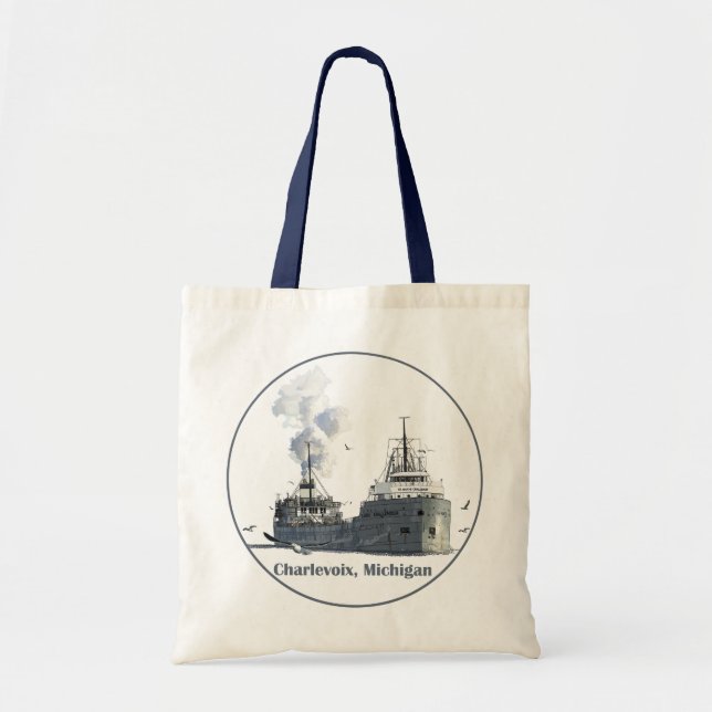 Bolsa Tote Charlevoix, Michigan (Frente)